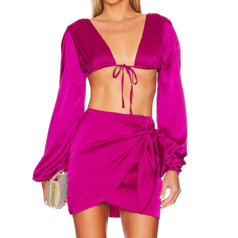 Rissa Wrap Skirt Set